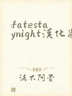 fatestaynight汉化版下载