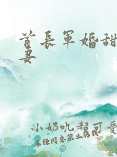 首长军婚甜萌娇妻