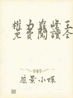 权力巅峰王鸿涛免费阅读全文最新章节