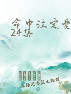 命中注定爱上你24集