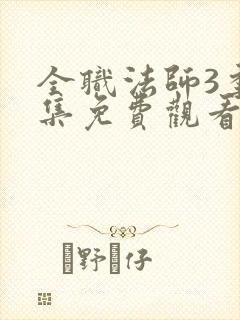 全职法师3季全集免费观看完整版