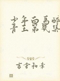 少年白马醉春风青王第几集死的