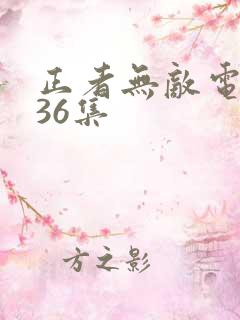正者无敌电视剧36集