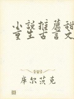 小说推荐甜宠文重生古言文