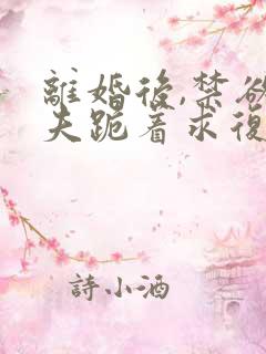 离婚后,禁欲前夫跪着求复合傅淮舟全集阅