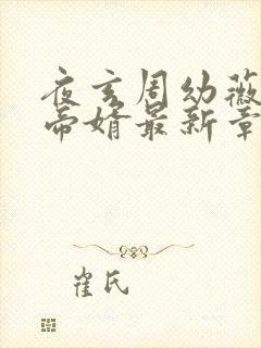 夜玄周幼薇万古帝婿最新章节笔趣阁