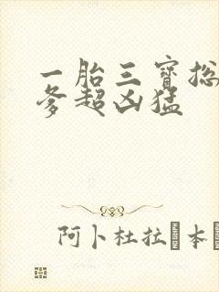 一胎三宝总裁爹爹超凶猛