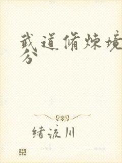 武道修炼境界划分