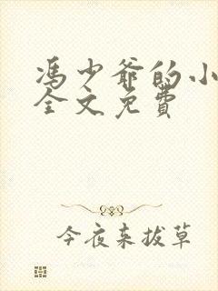 冯少爷的小丫鬟全文免费