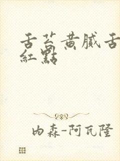 舌苔黄腻舌根有红点