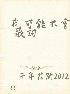 我可能不会爱你 歌词