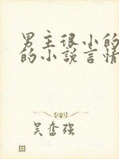 男主很小的恋童的小说言情