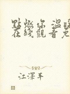 点燃你 温暖我在线观看免费全集