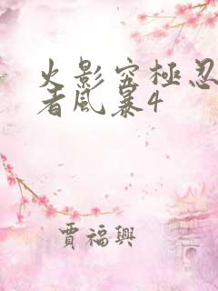 火影究极忍者忍者风暴4