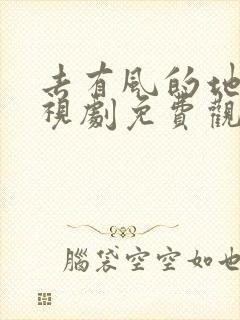 去有风的地方电视剧免费观看