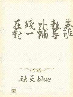 在线外教英语一对一辅导班