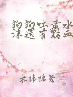 狗狗吐黄水带泡沫还有点血