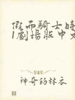 假面骑士时王01剧场版中文版