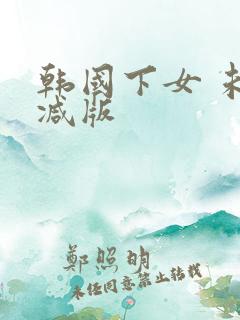 韩国下女 未删减版