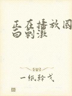 正在播放国产对白刺激