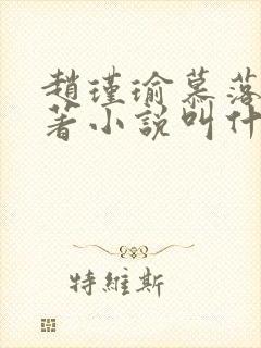 赵瑾瑜慕落雪原著小说叫什么名字