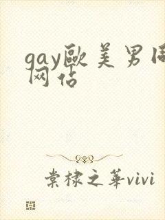 gay欧美男同网站