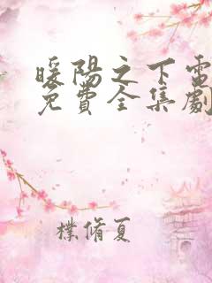 暖阳之下电视剧免费全集剧情观看