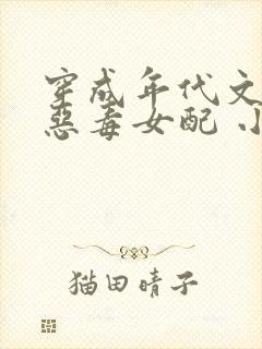 穿成年代文里的恶毒女配 小说