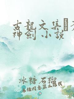 古龙文集·苍穹神剑 小说