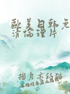 欧美日韩免费高清伦理片