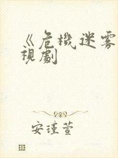 《危机迷雾》电视剧