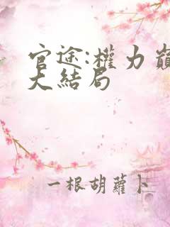 官途:权力巅峰大结局