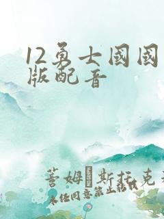 12勇士国国语版配音