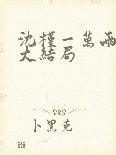 沈槿一万两番外大结局