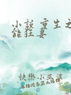 小说 重生之异能狂妻