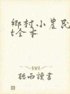 乡村小农民txt全本