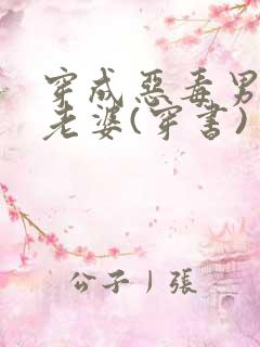 穿成恶毒男配他老婆(穿书)