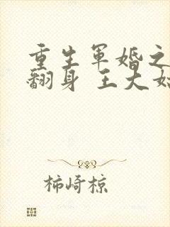 重生军婚之肥妻翻身 王大姑娘