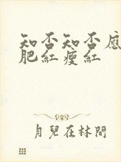 知否知否应是绿肥红瘦红