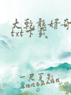 大乾憨婿奇书网txt下载