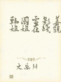 韩国电影善良的姐姐在线观看