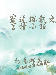 霸道总裁文现代言情小说