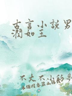 古言小说男主温润如玉