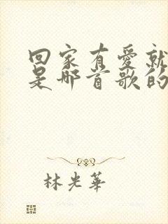 回家有爱就不怕是哪首歌的歌词