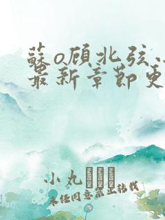 苏o顾北弦小说最新章节更新