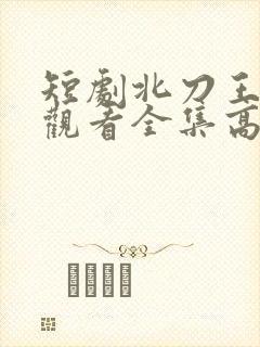 短剧北刀王免费观看全集高清