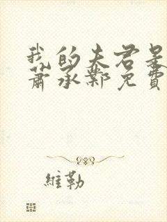 我的夫君是太子萧承邺免费阅读