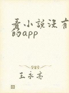 看小说没有广告的app