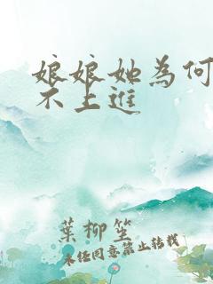 娘娘她为何如此不上进