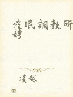 催眠调教所李晓娉